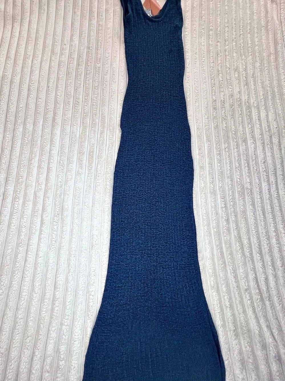 Seaside Shore Cotton Maxi Dress in Blue Size XS (0-2) NWT
